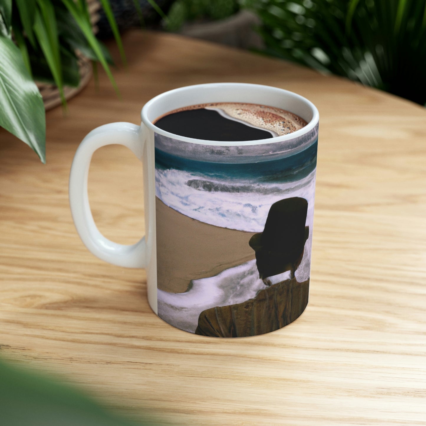 Sea-Swept Romance - The Alien Taza de cerámica 11 oz