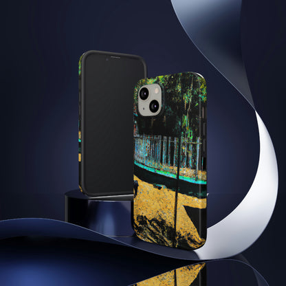 "Lost in the Shadows of Oblivion: A Journey Through the Abandoned Zoo" - The Alien Tough Phone Cases