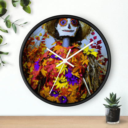 "Autumn Scarecrow Blues" - El reloj de pared alienígena