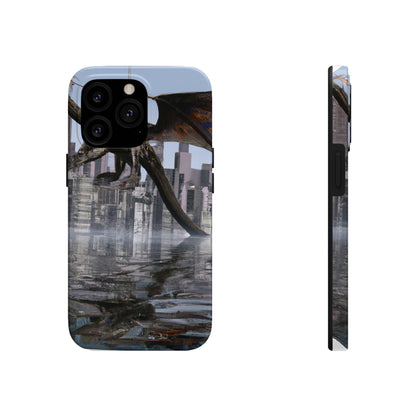 "Ascending the Deluge: A Dragon's Soaring Journey." - The Alien Tough Phone Cases