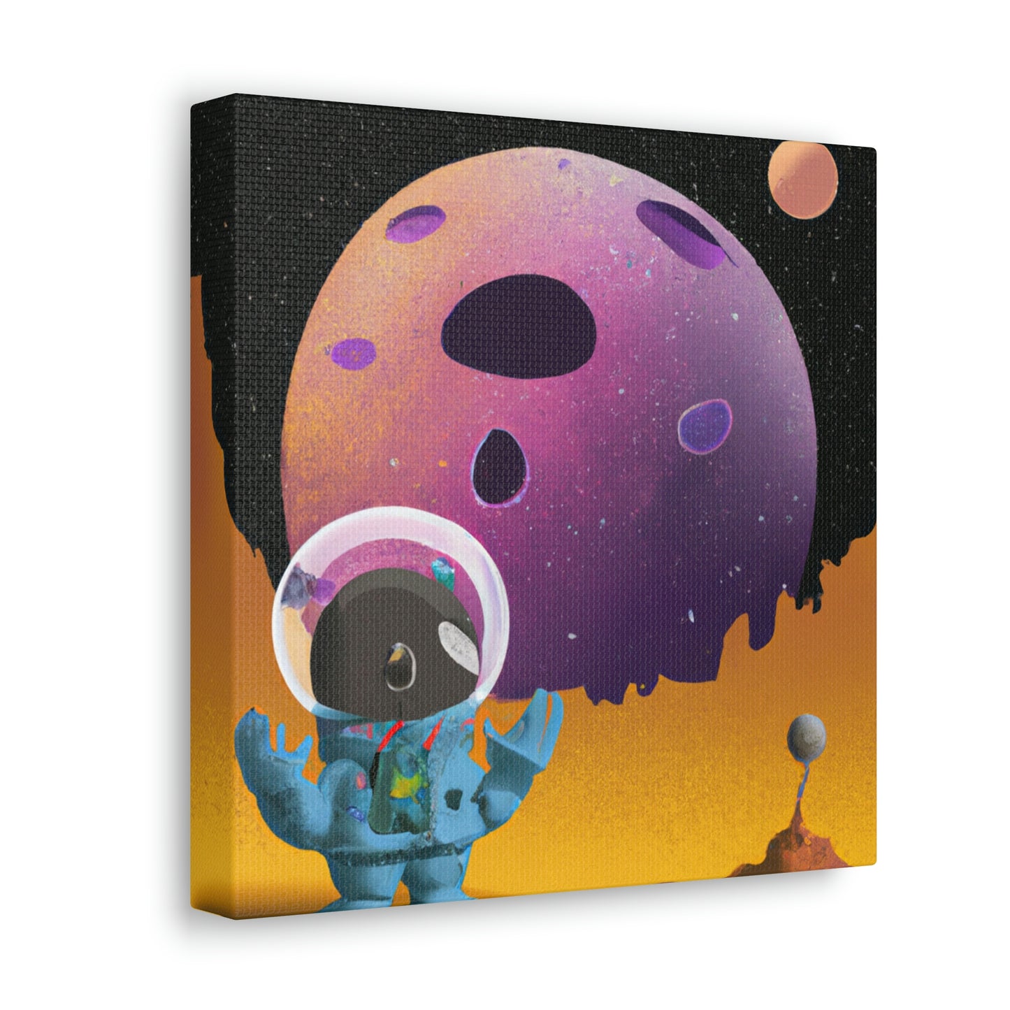 "Exploring the Unknown: The Adventures of a Space Captain and the Mysterious Planet" - The Alien Canva