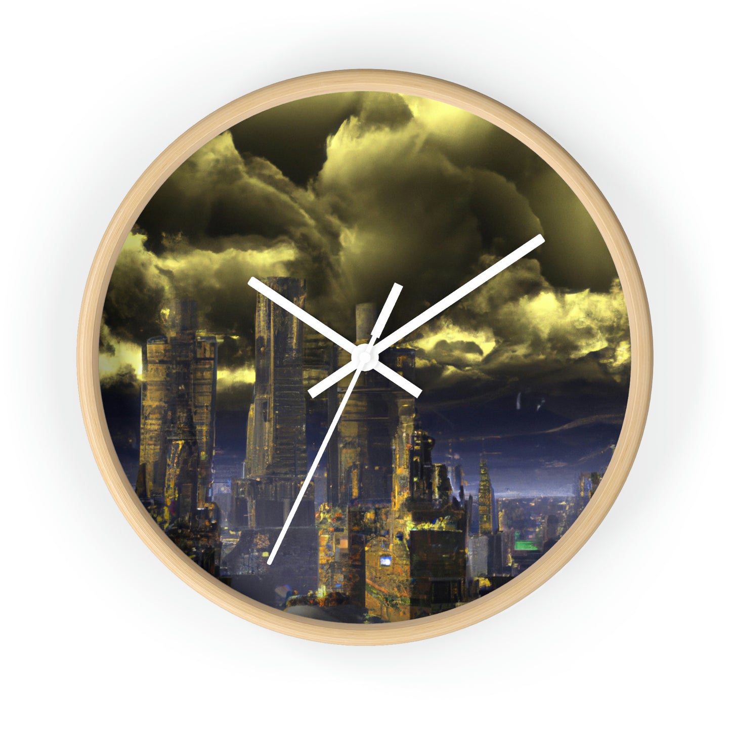 La ciudadela utópica en la tempestad distópica - El reloj de pared alienígena