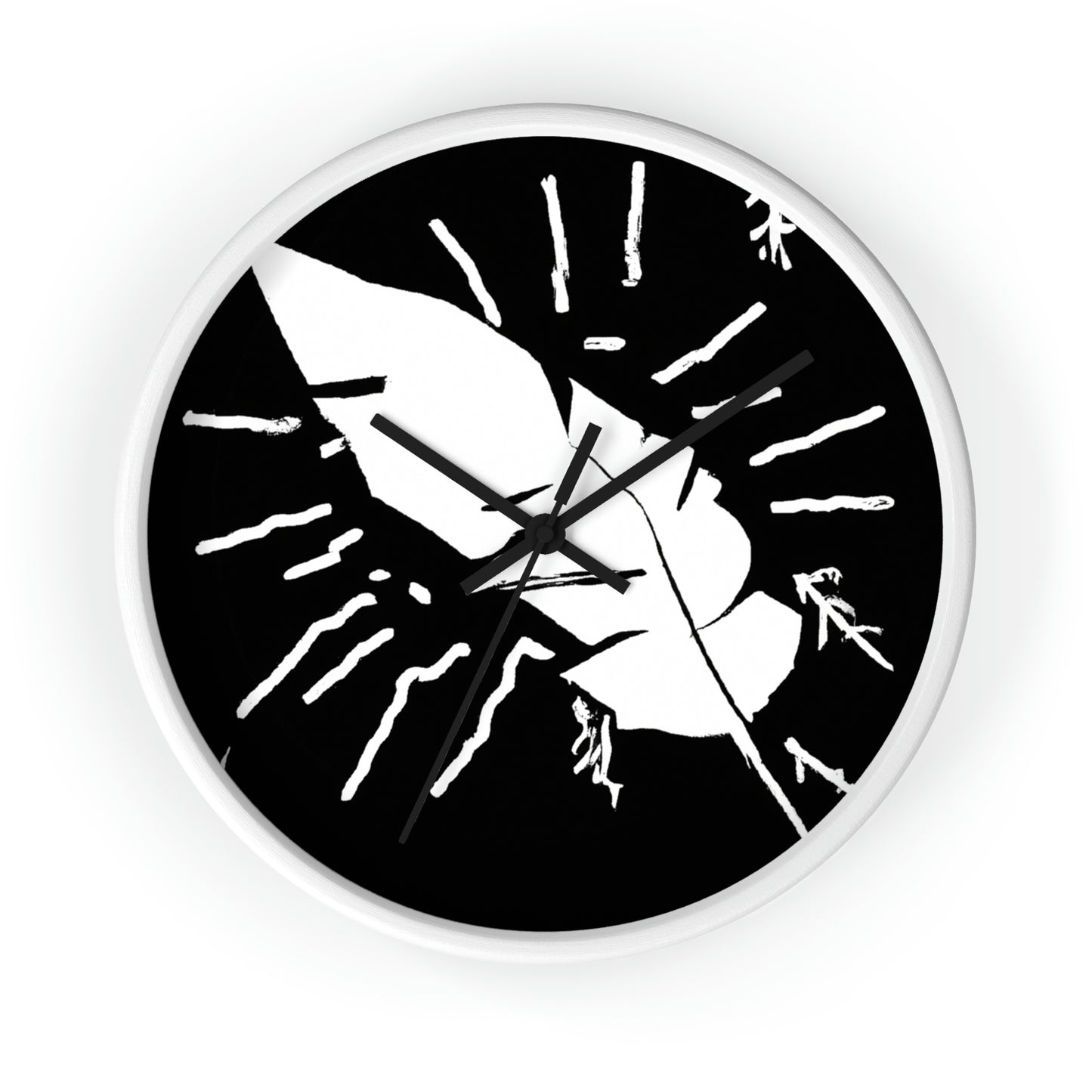 Lost in the Shadows: The White Feather's Journey - The Alien Wall Clock