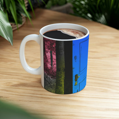 The Enigmatic Door of the Forest - The Alien Ceramic Mug 11 oz