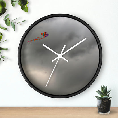 "Daring the Stormy Sky" - The Alien Wall Clock