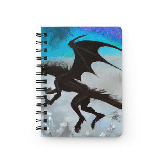 "Clash of Fire and Steel on the Moonlit Cliff" - The Alien Spiral Bound Journal