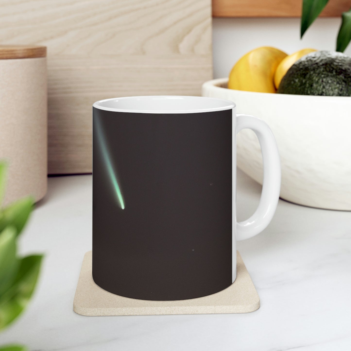 "Celestial Radiance" - The Alien Ceramic Mug 11 oz