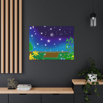 "Un jardín celestial de color" - The Alien Canva