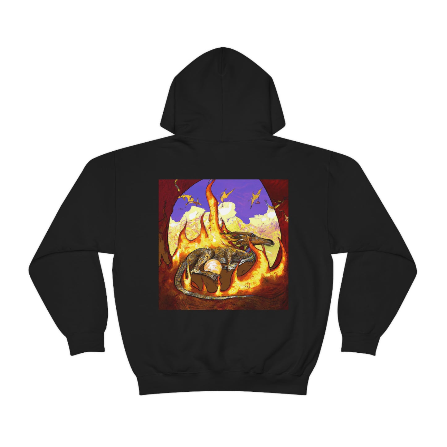 „Ein schlummernder Drache in höllischer Umarmung“ – The Alien Unisex Hoodie