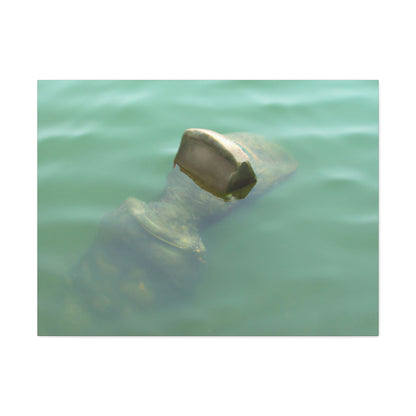 The Secret of the Sunken Statue. - The Alien Canva