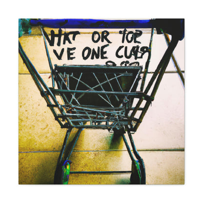 "The Shopping Cart of Hope" - The Alien Canva